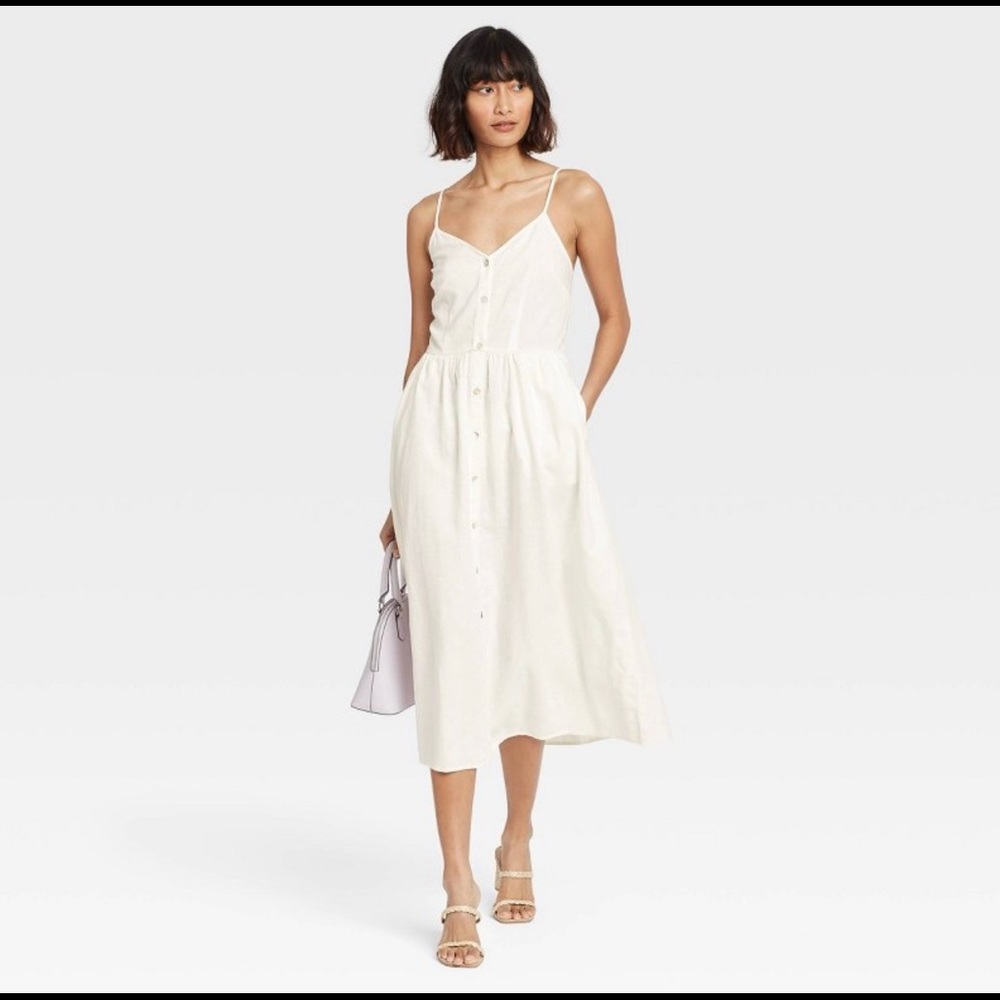 White lightweight dress